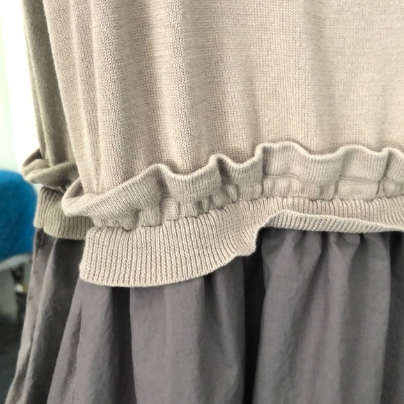 J. Crew grey jersey knit dress - Picture 4 of 6